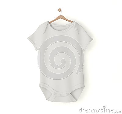 Onesie white Stock Photo