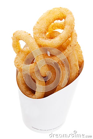 Onion Rings Stock Photo