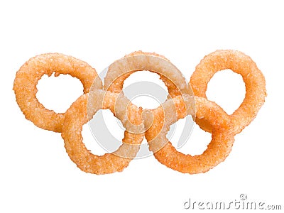 Onion Rings Stock Photo