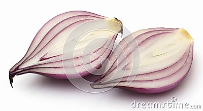 Onion sliced Stock Photo