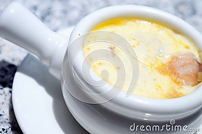 Onion soup Stock Photo