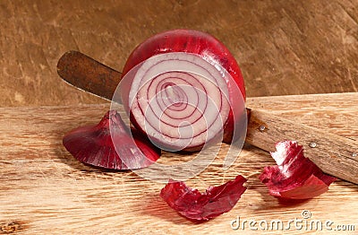 Onion still-life Stock Photo