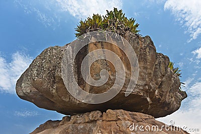 Onion Stone in Vitoria Espirito Santo Brazil Stock Photo