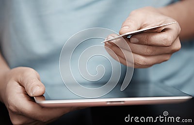 Online banking Stock Photo