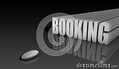 Online Booking Stock Photo