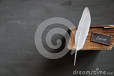 Online classes idea Stock Photo