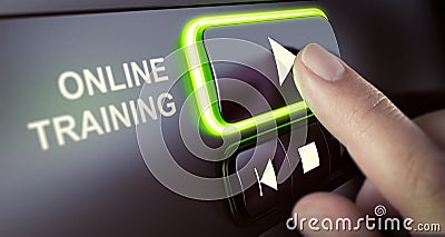 Online Classes and Tutorials Platform Stock Photo