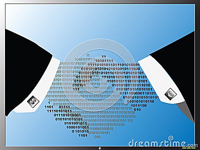 Online deal background Vector Illustration