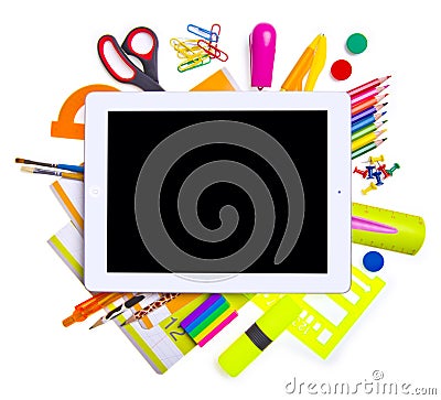 Online education concept. Stock Photo