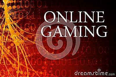 Online Gaming Stock Photo