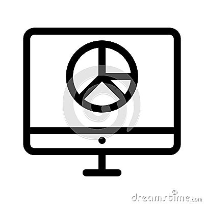 Online graph line Vector icon which can easily modify or edit Stock Photo