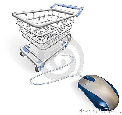 Online internet shopping concept Vector Illustration