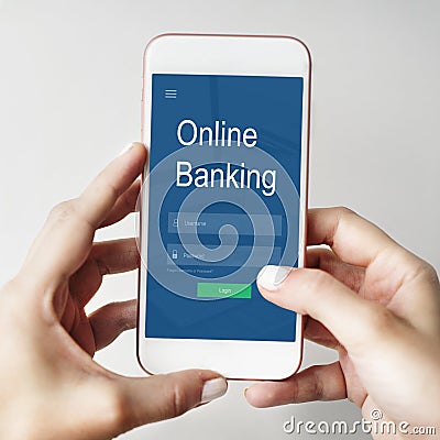 Online Payment Internet Banking Concept Stock Photo