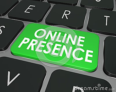Online Presence Website Visibility Search Engine Optimization SE Stock Photo