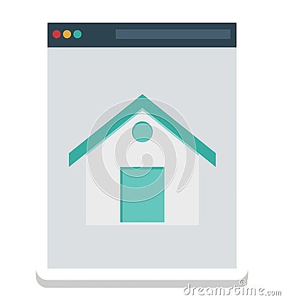 Online property, mobile, property app Isolated Vector Icons can be modify with any Style Vector Illustration