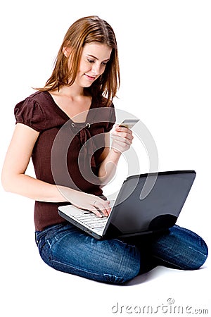 Online Purchase Stock Photo