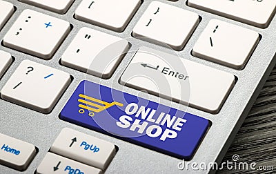 online shop Stock Photo