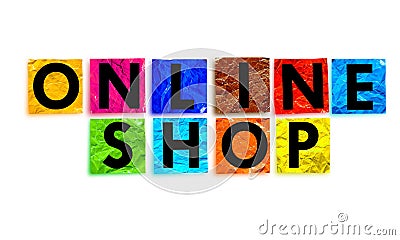 Online Shop Stock Photo