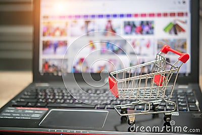 Online shopping Stock Photo