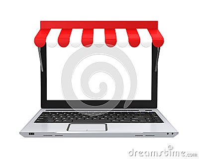 Online Store Concept Isolated Stock Photo