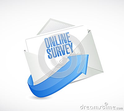 online survey mail illustration design Cartoon Illustration