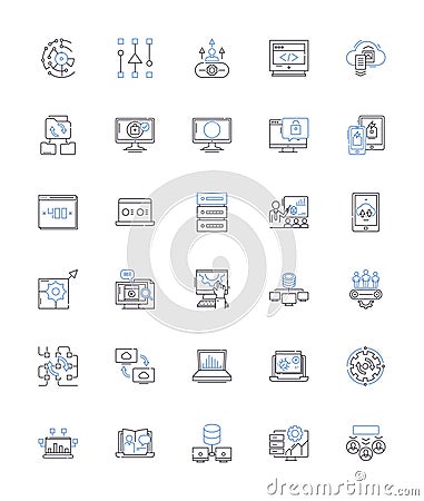 Online symbols line icons collection. mojis, Icons, Emoticons, Symbols, Keyboard, Unicode, Character vector and linear Vector Illustration