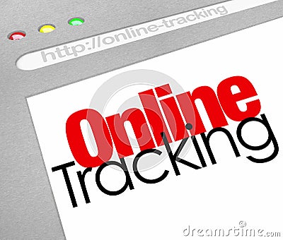 Online Tracking Website Online Internet Order Searching Stock Photo