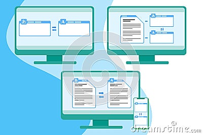 Online Translation Tools Vector Illustration