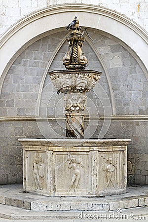 Onofrio small Fountain Stock Photo