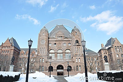 Ontario Legislative Assembly Building Stock Photo