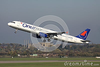 Onur Air Airbus A321-200 Editorial Stock Photo