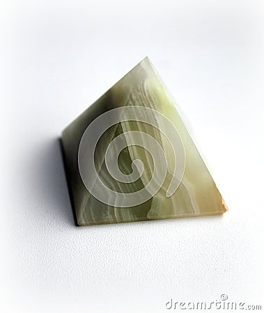 Onyx pyramid Stock Photo