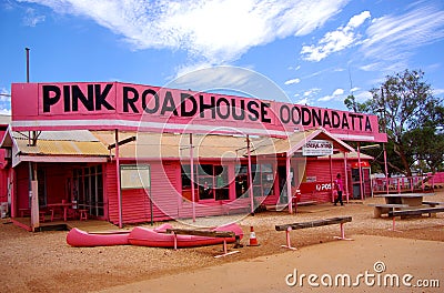 Oodnadatta Roadhouse Editorial Stock Photo