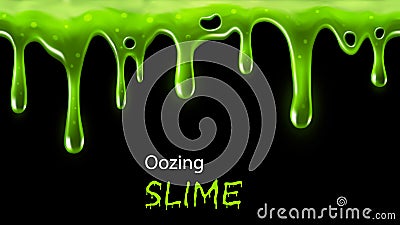 Oozing slime Vector Illustration