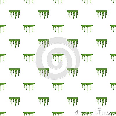 Oozing slime isolated on white background Vector Illustration
