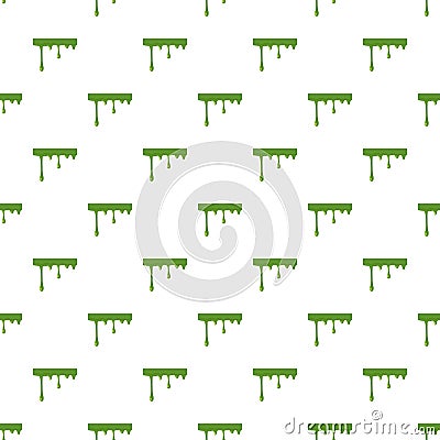 Oozing slime isolated on white background Vector Illustration