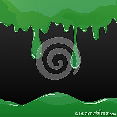 Oozing slime seamlessly repeatable Vector Illustration