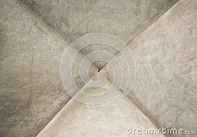 Op part of arcade. Fully symmetrical photo. Realistic but unreal architectural object in neo-Gothic / contemporary style. Stock Photo