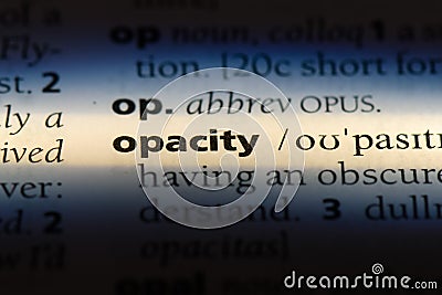 opacity Stock Photo