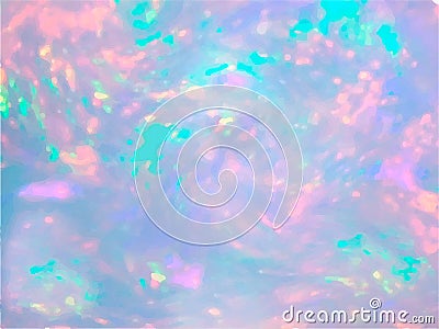 Opal gemstone background. Trendy Vector template for holiday des Vector Illustration