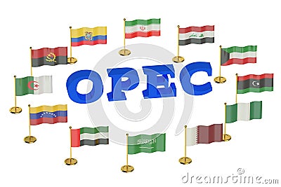 OPEC meetings concept Stock Photo