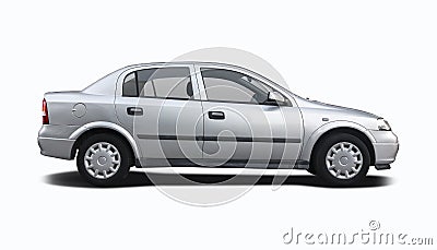 Opel Astra sedan car Stock Photo