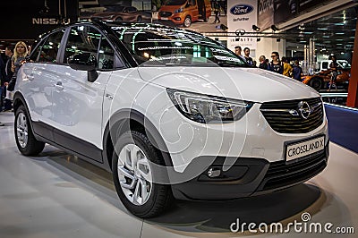 Opel cars on 54th Belgrade international car and motor show Editorial Stock Photo