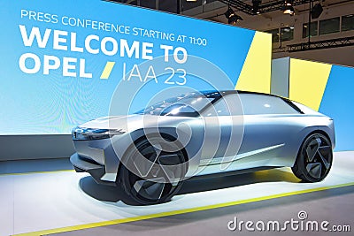 IAA Mobility 2023 - Opel Experimental Editorial Stock Photo