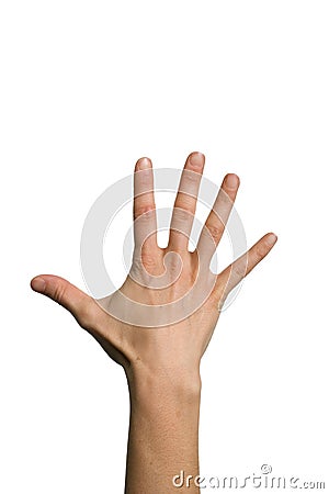 Open Back Hand Stock Photography - Image: 2183782
