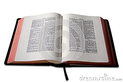 Open Bible Stock Photo