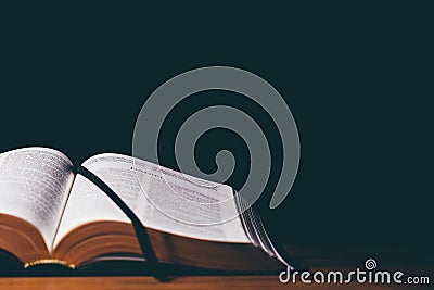 Open bible Stock Photo