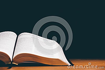 Open bible Stock Photo