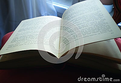 Open book Stock Photo