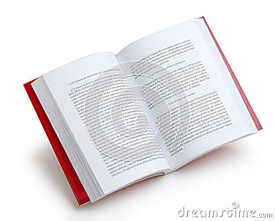 Open book Stock Photo